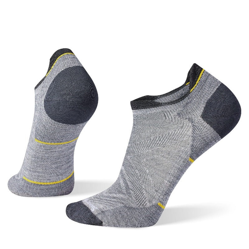 Smartwool Run Zero Cushion Low Ankle Socks - Light Grey