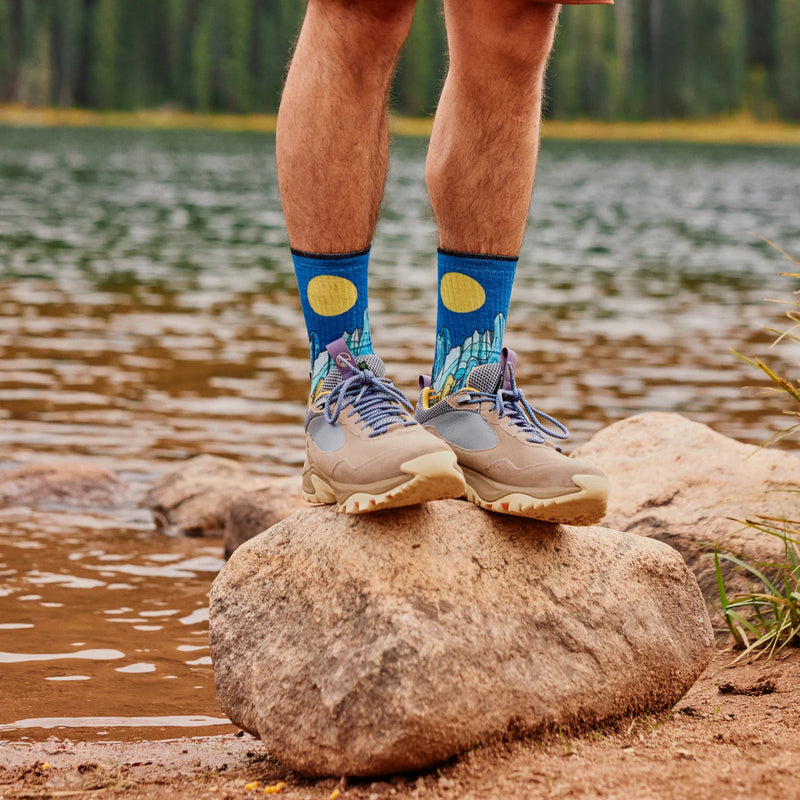 Smartwool Hike Mountain Myth Print Crew Socks