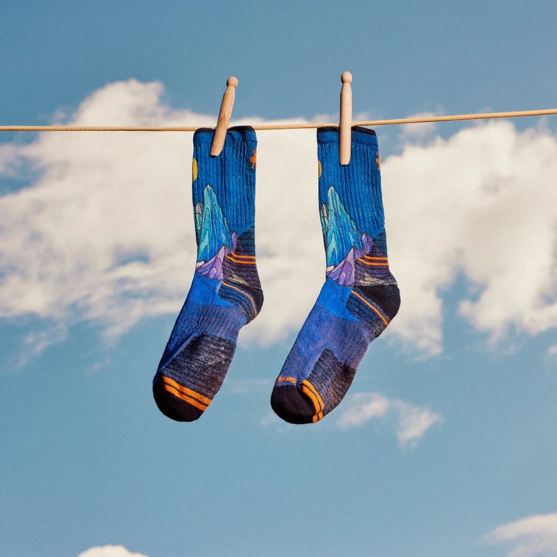 Smartwool Hike Mountain Myth Print Crew Socks