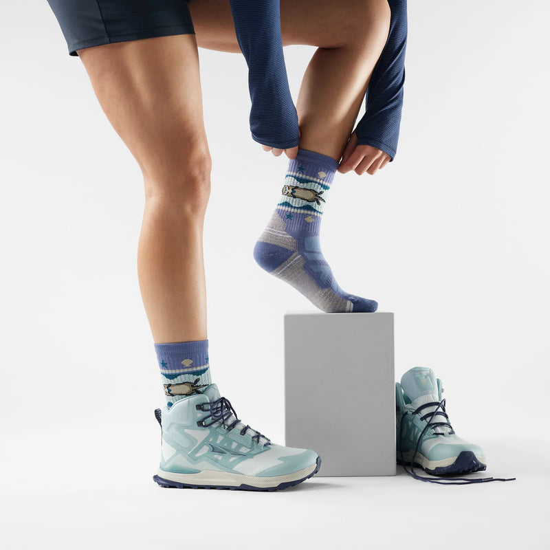 Smartwool Hike Women's Light Cushion Crew - Blue Otter Float