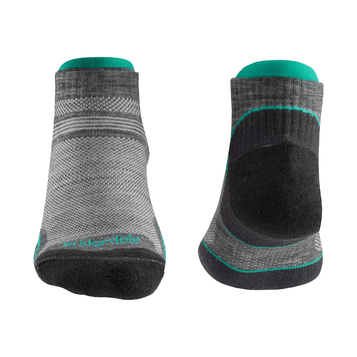 Bridgedale Women’s HIKE T2 MERINO PERFORMANCE Low Socks - Grey/Surf