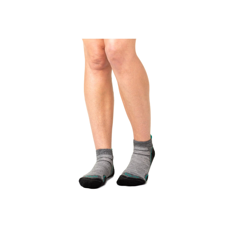 Bridgedale Women’s HIKE T2 MERINO PERFORMANCE Low Socks - Grey/Surf