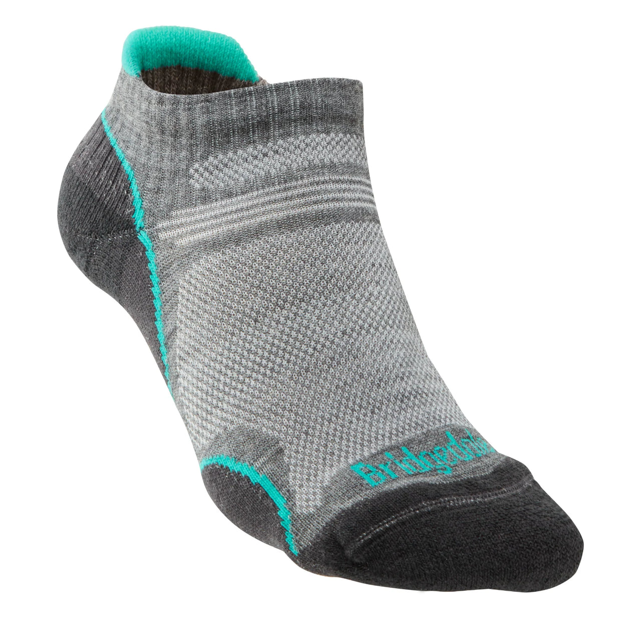 Bridgedale Women’s HIKE T2 MERINO PERFORMANCE Low Socks - Grey/Surf