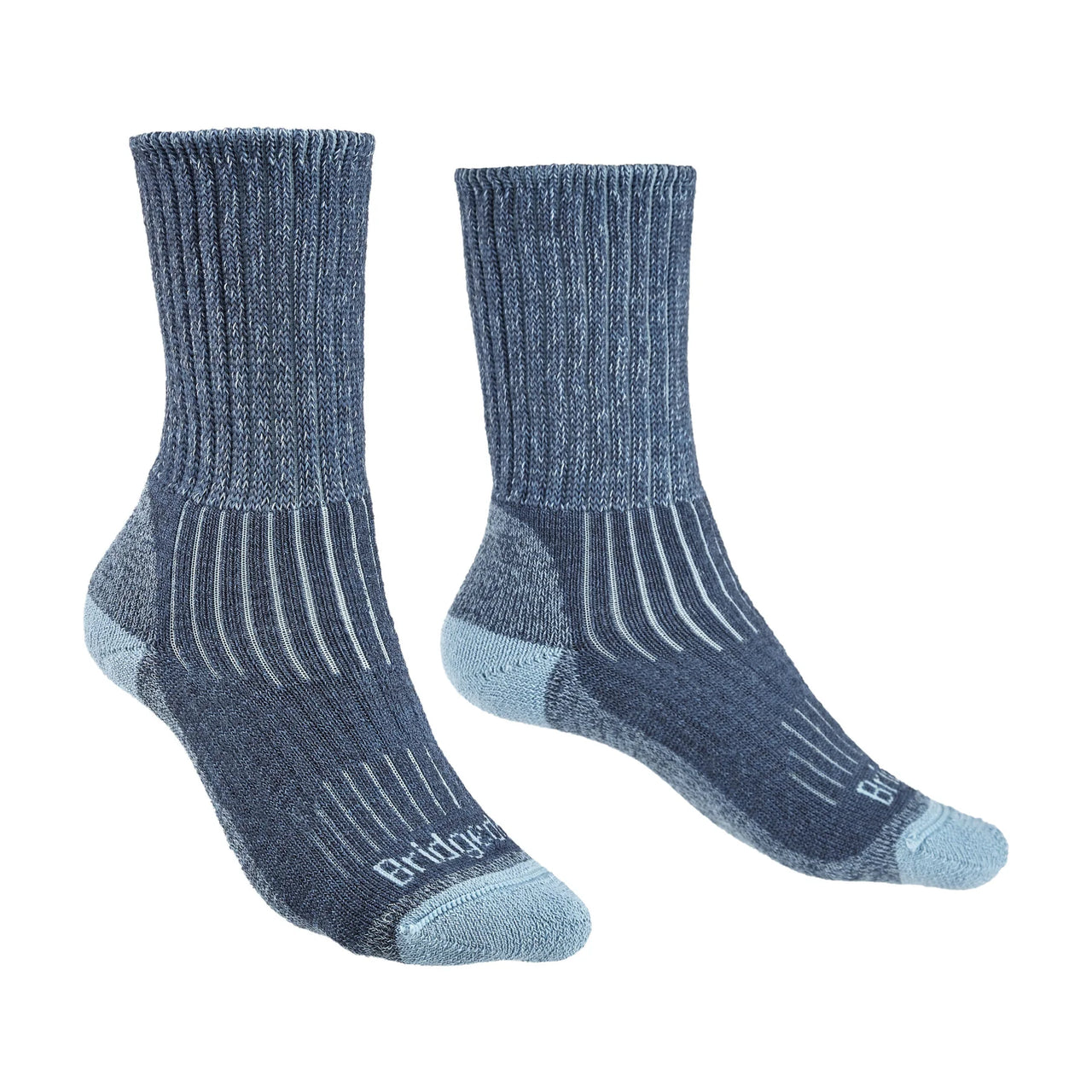 Bridgedale Women's MERINO HIKE Comfort Socks (Midweight Blue)