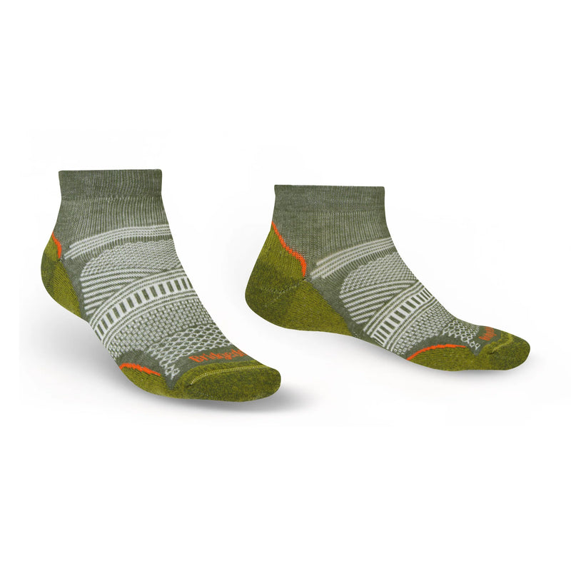 Bridgedale Men’s MERINO ULTRA-LIGHT Performance Hike Socks - Low Cut