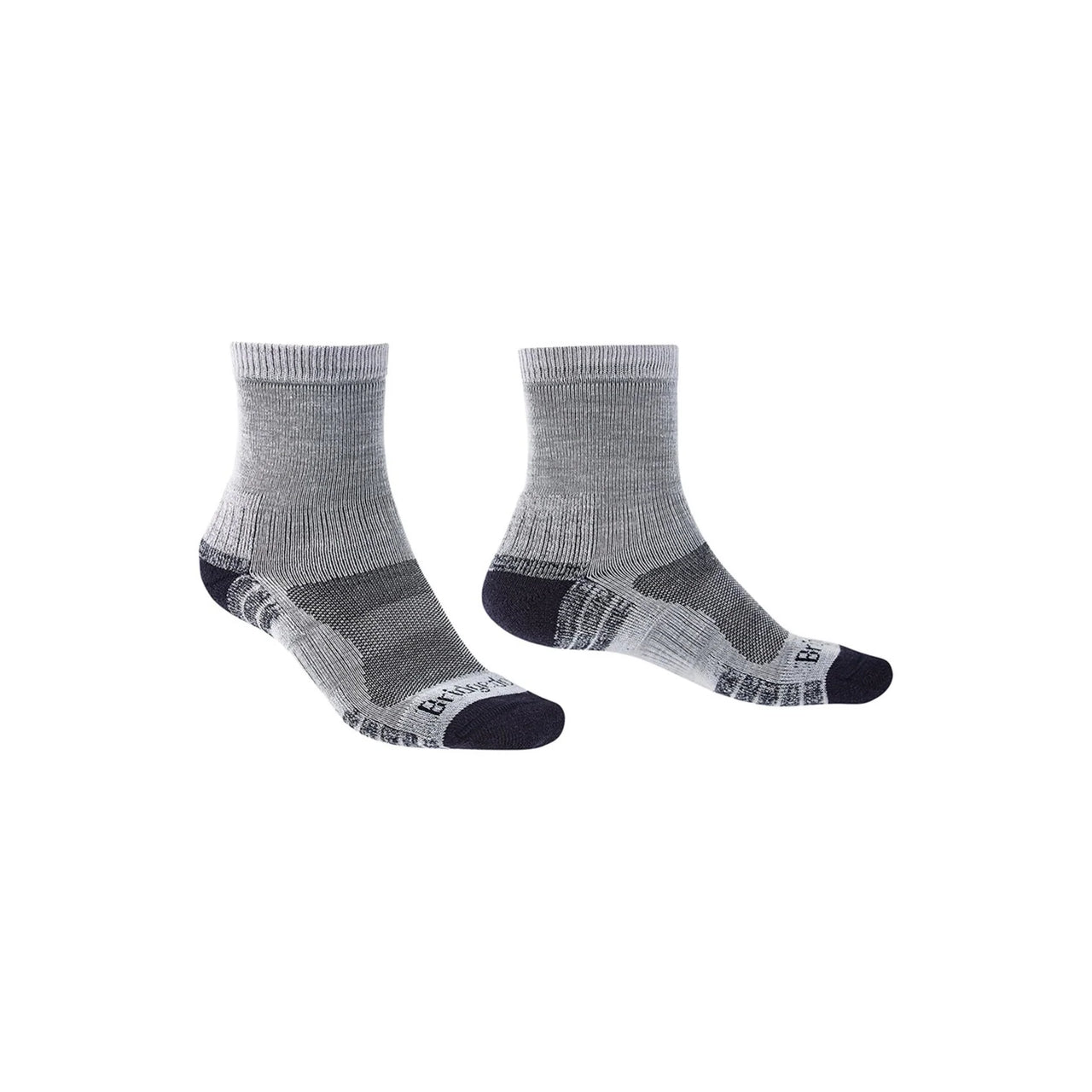 Bridgedale MERINO HIKE Mini-Crew Socks (Lightweight Silver)
