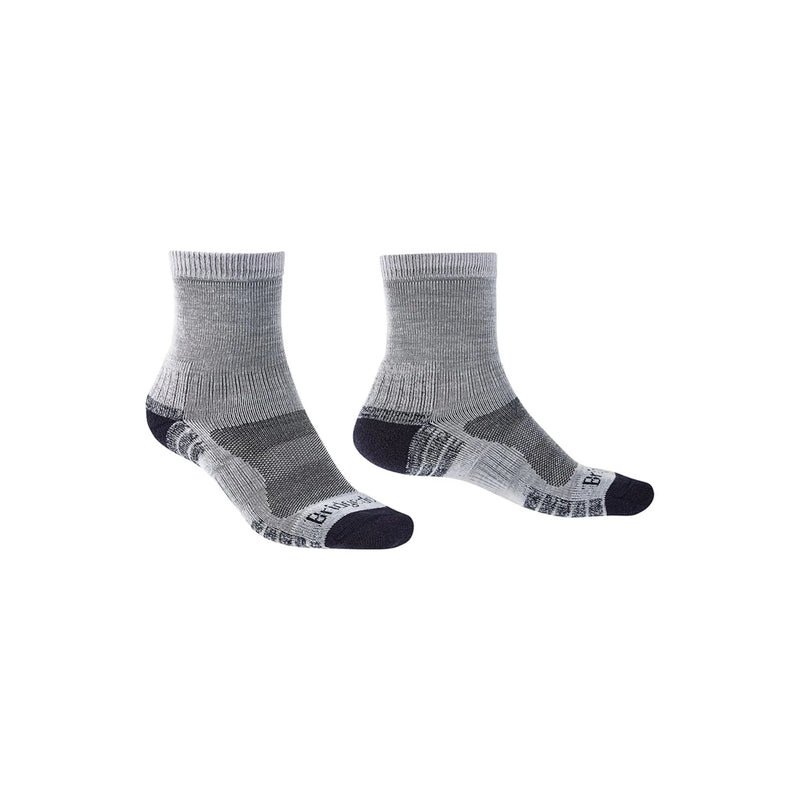 Bridgedale MERINO HIKE Mini-Crew Socks (Lightweight Silver)
