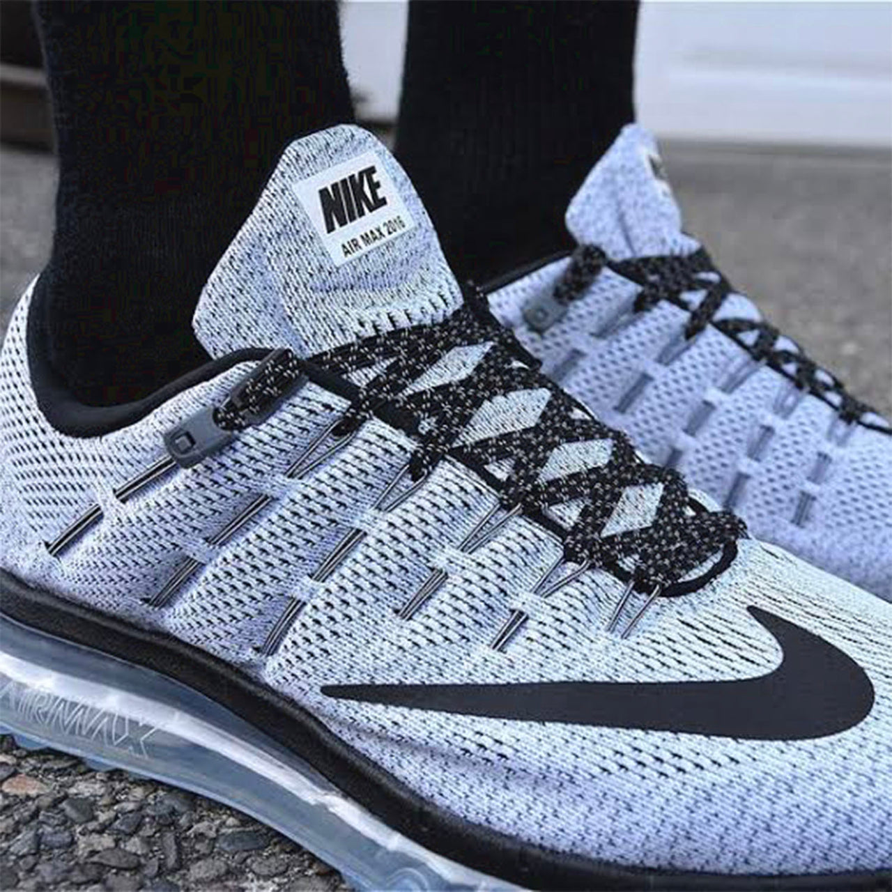 XPand No-Tie Laces (Black Reflective)