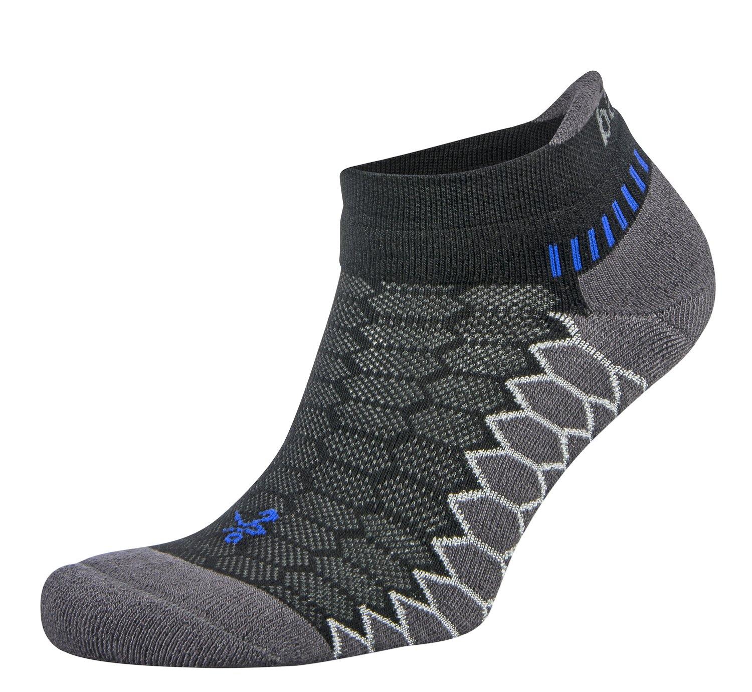 Balega Silver No Show - Black/Carbon - socksforliving.com
