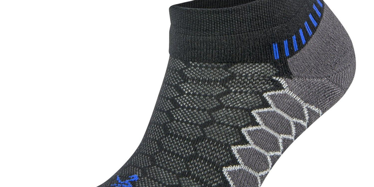 Balega Silver No Show Black —