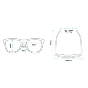 Goodr Sunglasses - Back 9 Blackout - socksforliving.com