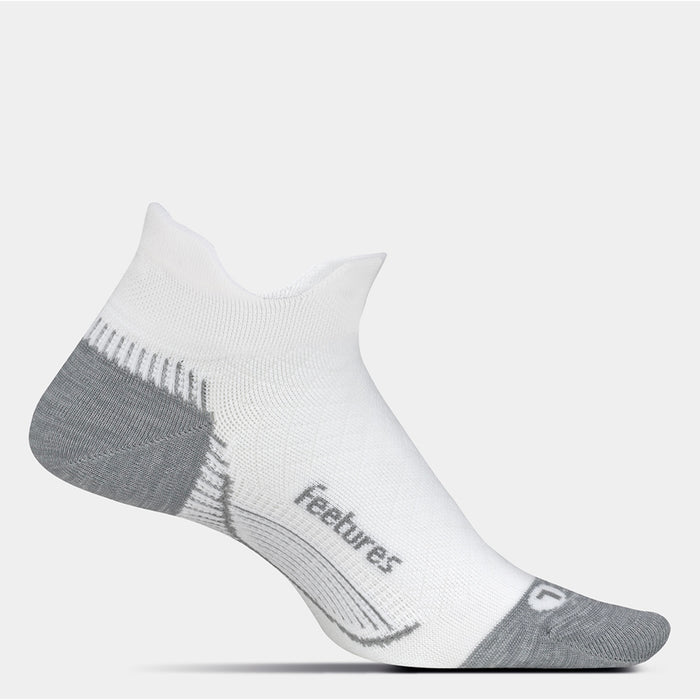 Feetures! Plantar Fasciitis Compression Sock - White