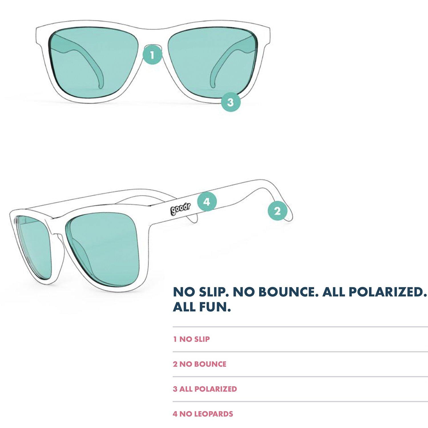 Goodr Sunglasses - Flamingos On A Booze Cruise - socksforliving.com