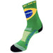 Steigen Running Socks 3/4 Crew - Brazil - socksforliving.com