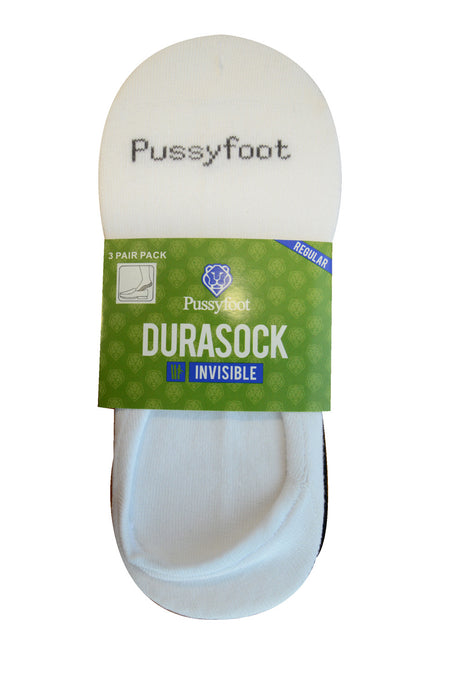 Pussyfoot Men's Bamboo Invisible - 3 Pack