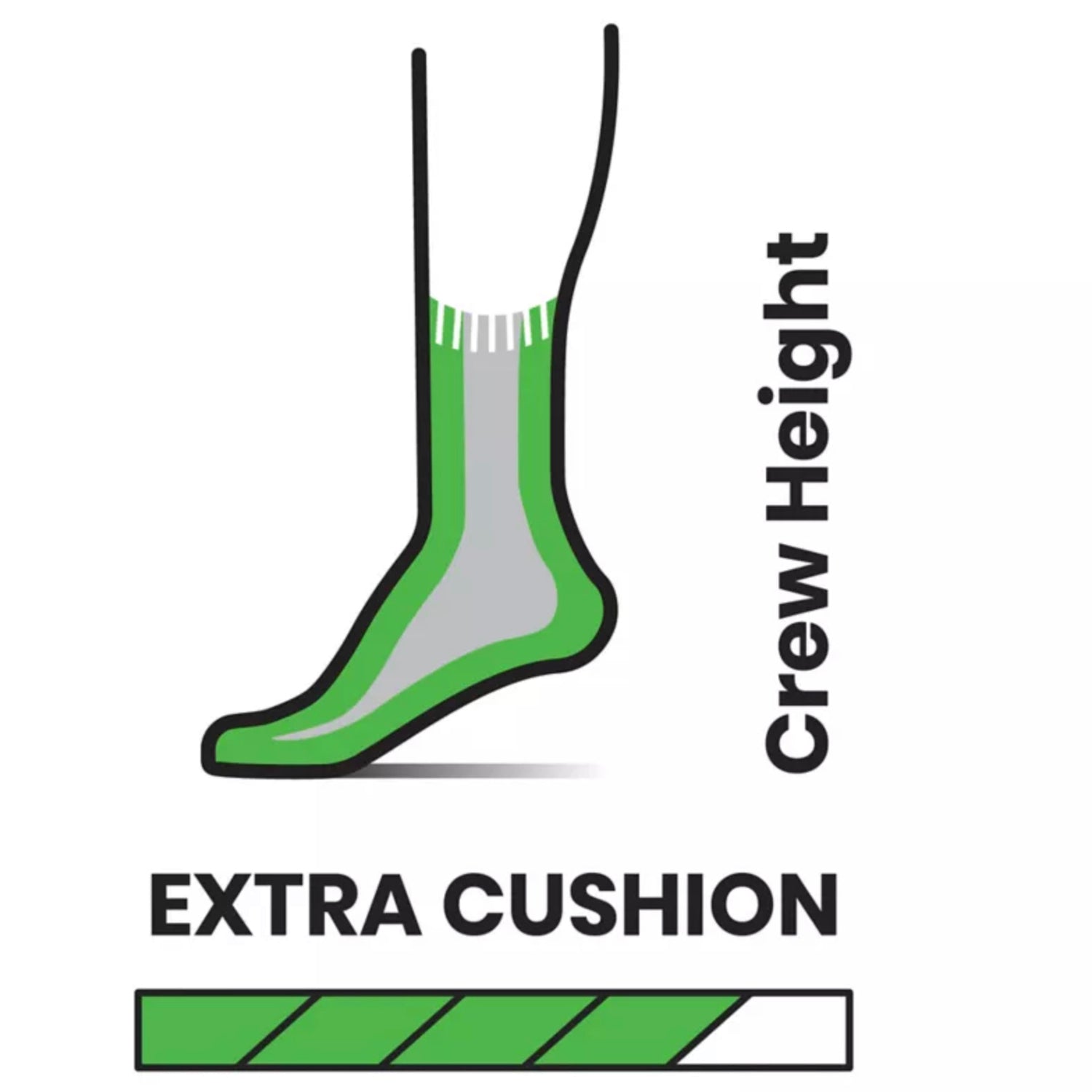Smartwool Hike Classic Extra Cushion Crew Socks - Grey