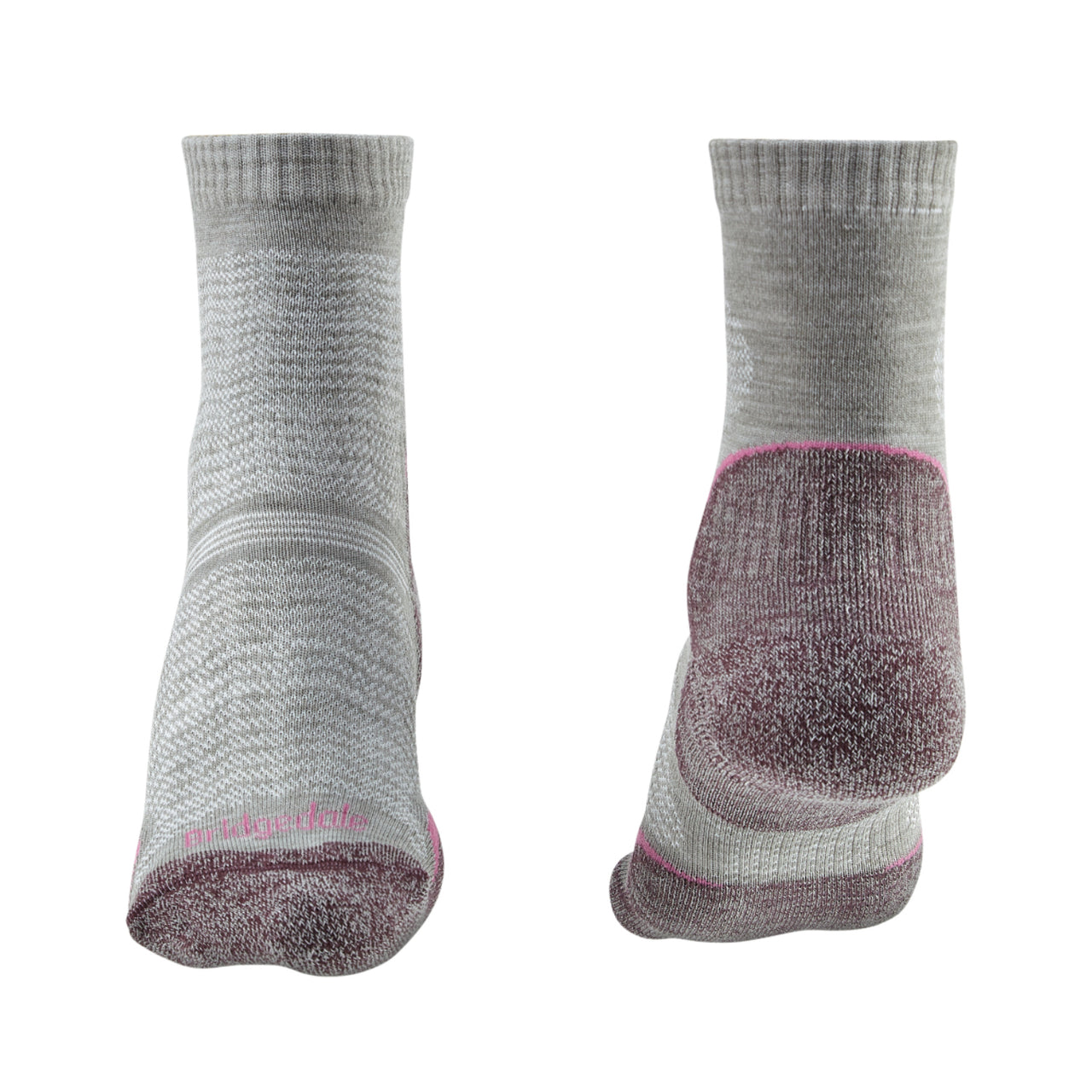 Bridgedale Women's MERINO Performance HIKE Ultralight Socks (Aubergine)