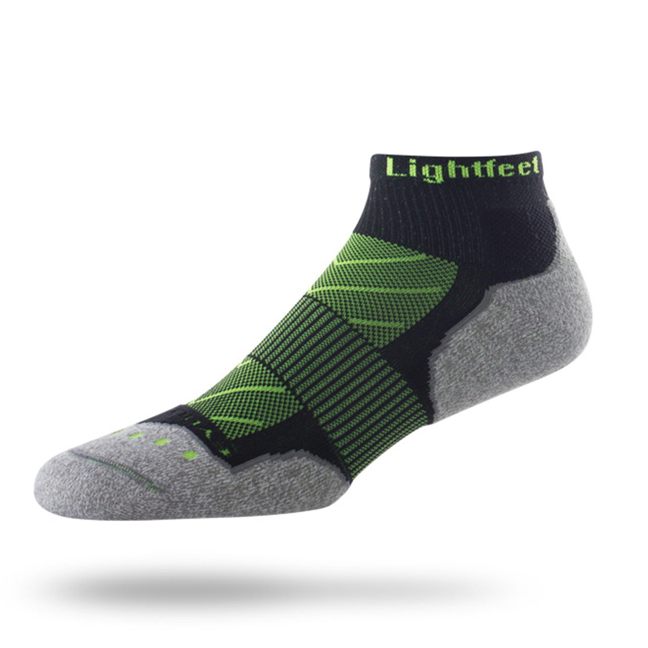 Lightfeet Evolution Mini-Crew - Black/Fluro Green