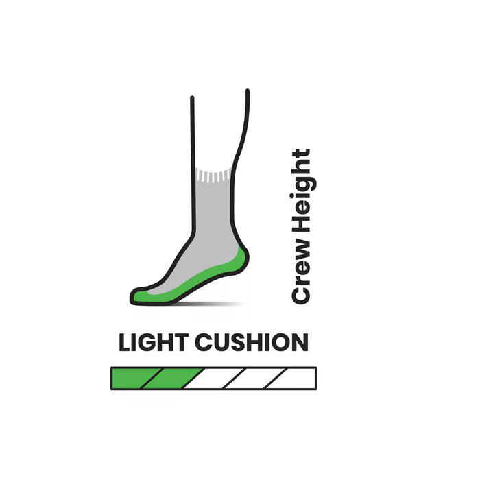 Smartwool Hike Women's Light Cushion Crew Socks - Light Grey