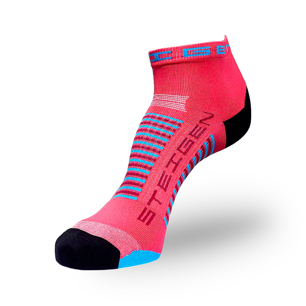 Steigen Running 1/4 Crew Socks - Coral