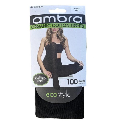 Ambra Organic Cotton Rib Tights - socksforliving.com