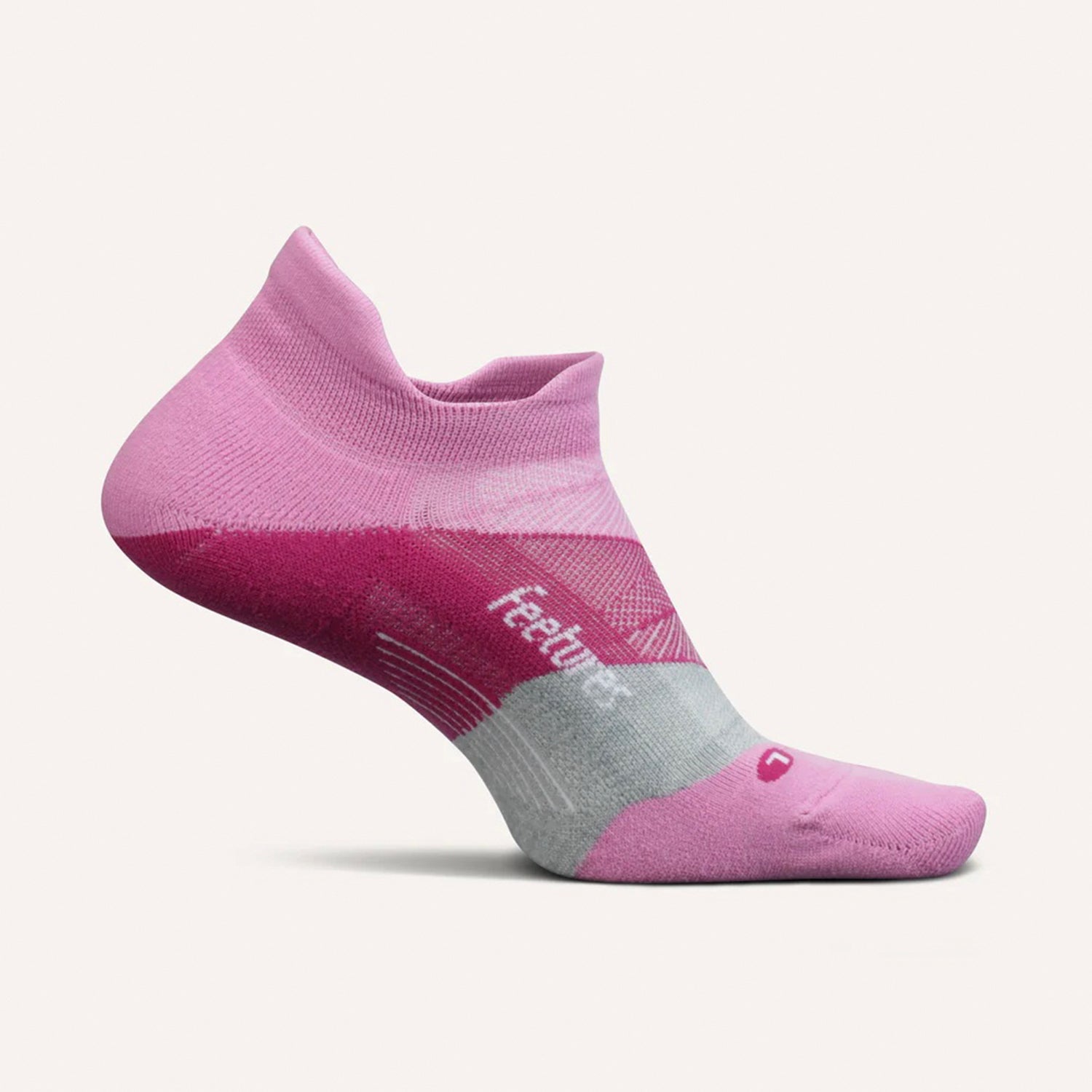 Feetures! ELITE Ultra Light Cushion No Show - Push Thru Pink