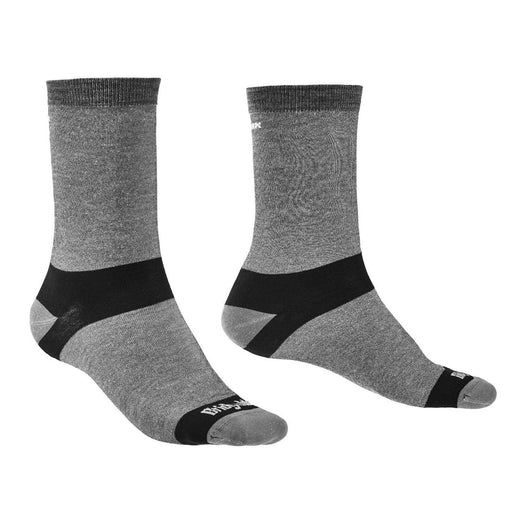 Bridgedale LINER Coolmax® Socks - 2 Pack (Grey) - socksforliving.com