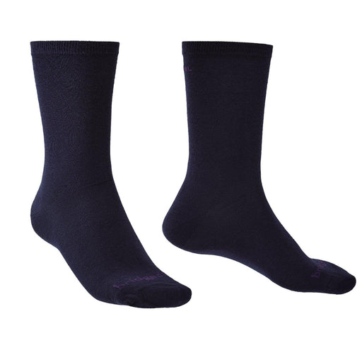 Bridgedale LINER Thermal Socks - 2 Pack (Navy) - socksforliving.com