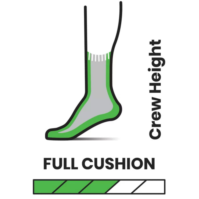 Smartwool Hike Full Cushion Crew Socks - Light Grey