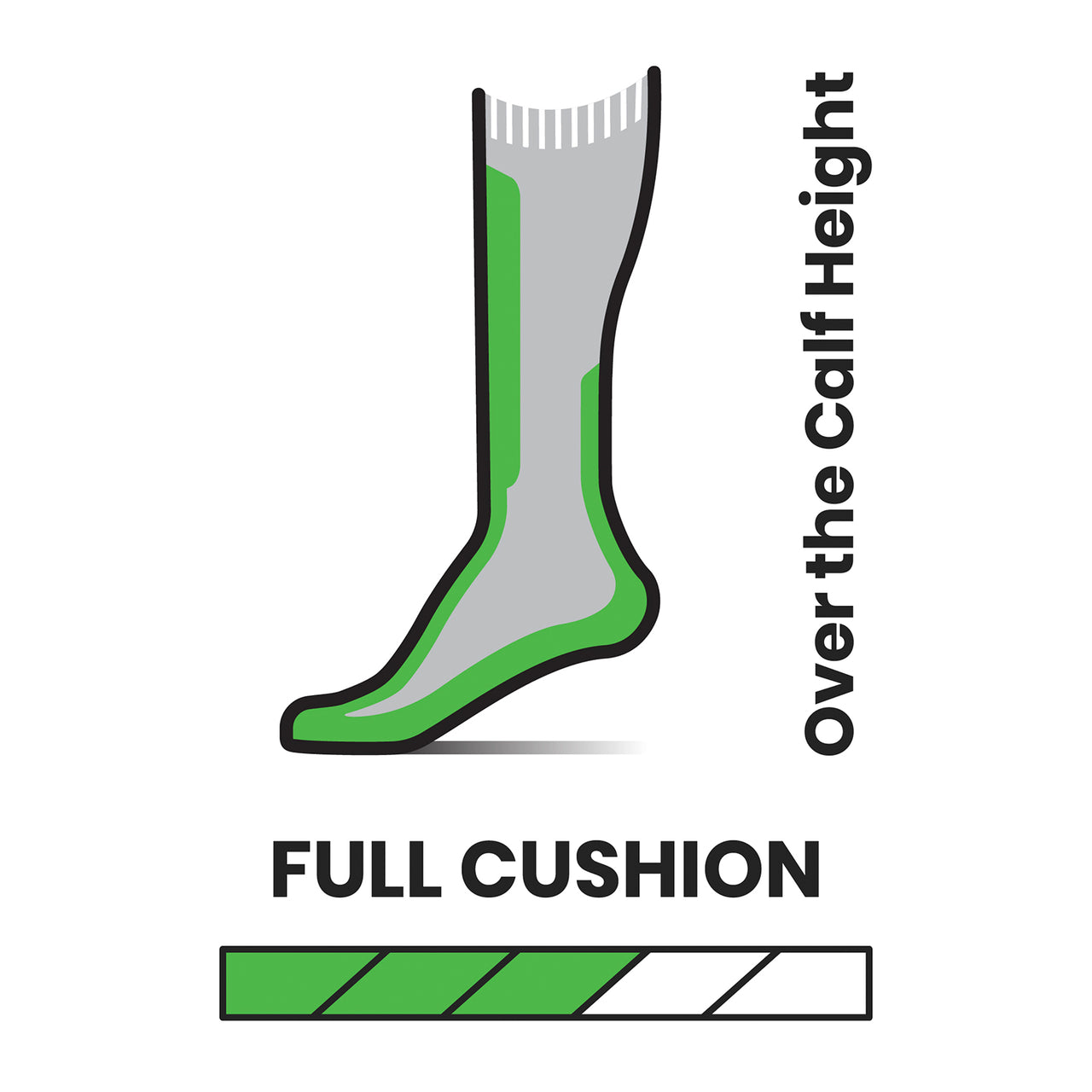 Smartwool Women's Ski Full Cushion OTC Socks - Black
