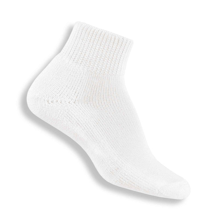 Thorlo Women's Diabetic Socks (Padds) MiniCrew - White (HPMW)