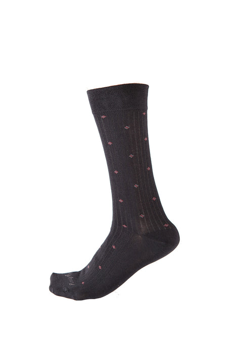 Pussyfoot Non Tight Comfort Health Socks 2 Pack - Black/Red