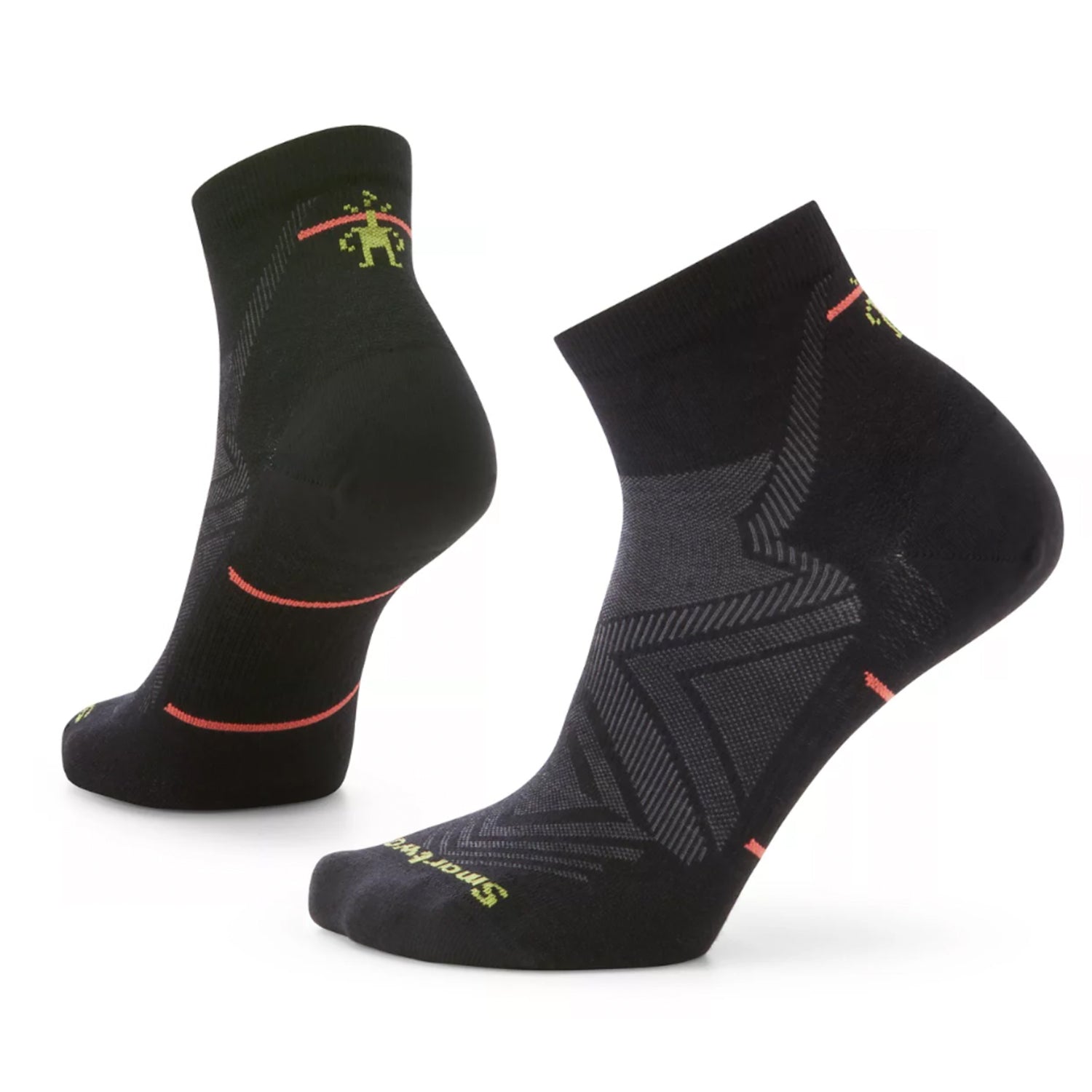 Smartwool Women's Run Zero Cushion Ankle Socks - Black
