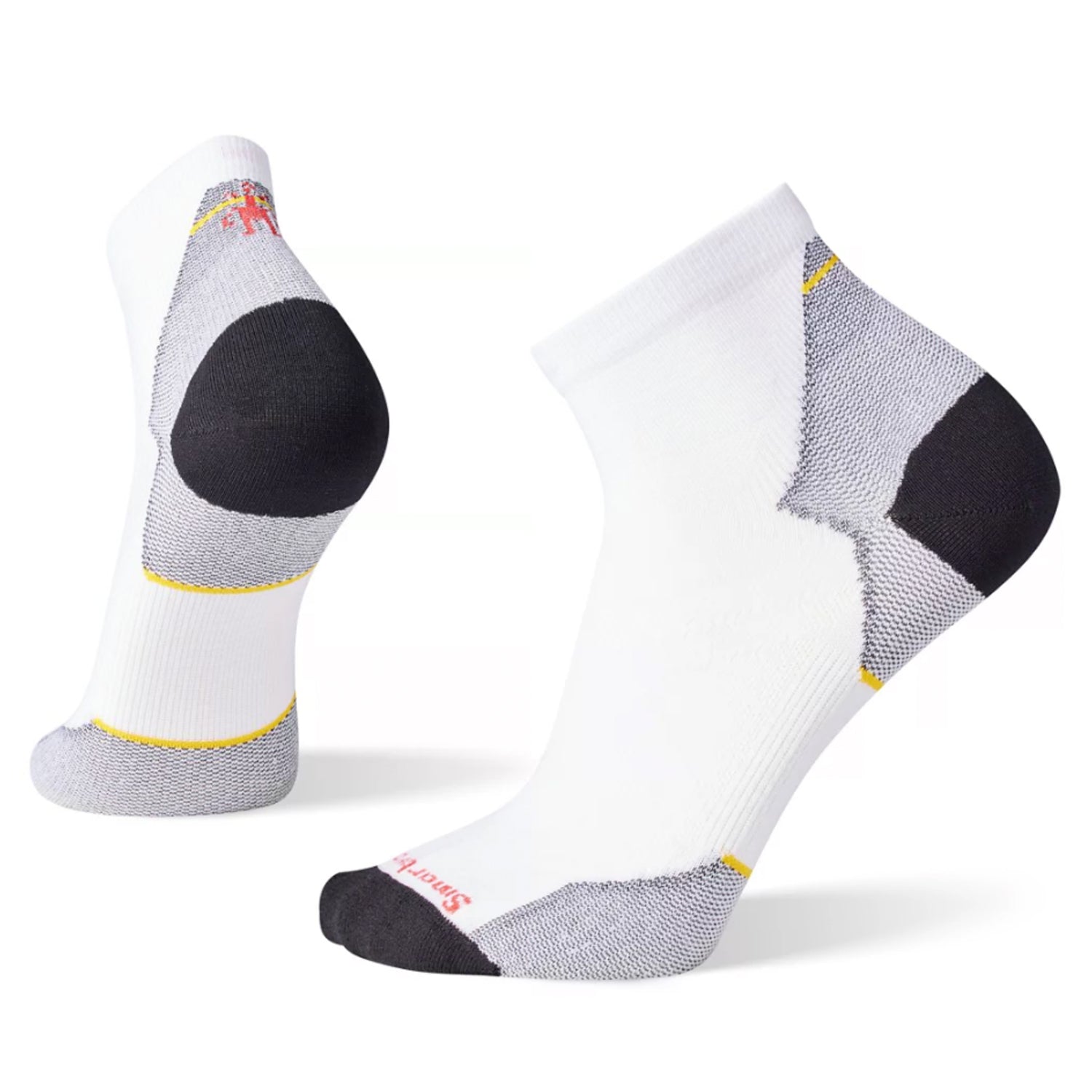 Smartwool Run Zero Cushion Ankle Socks - White