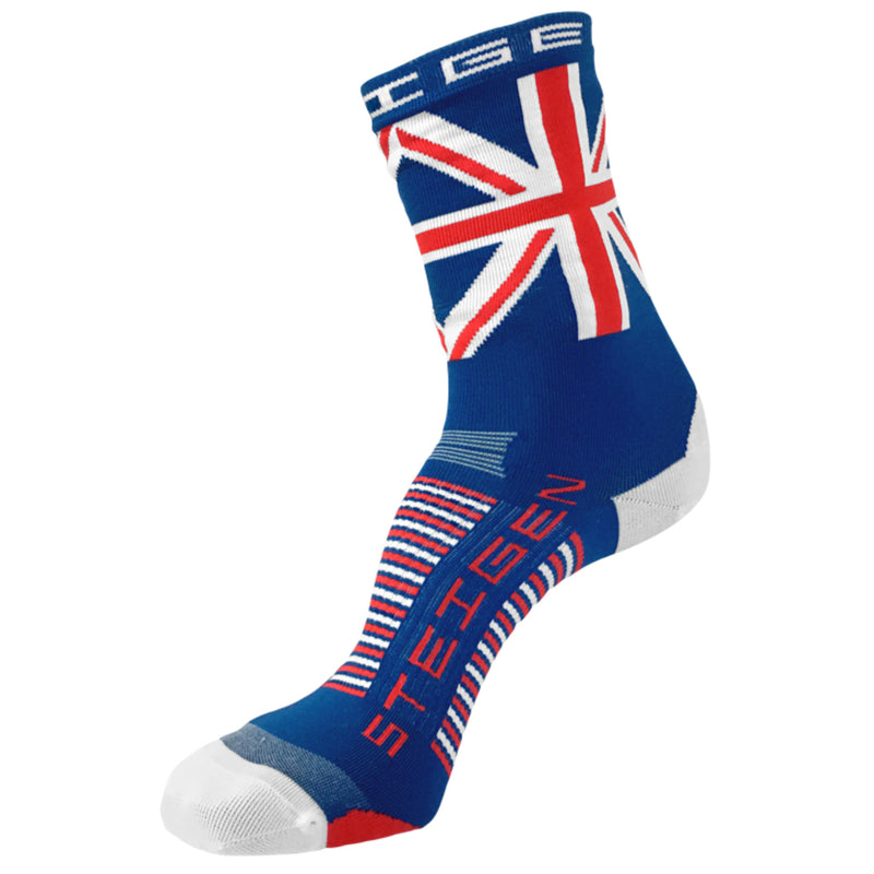 Steigen Running Socks 3/4 Crew - Union Jack