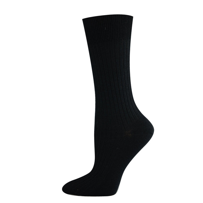 Pussyfoot Women's Non-Tight Merino Socks - Black